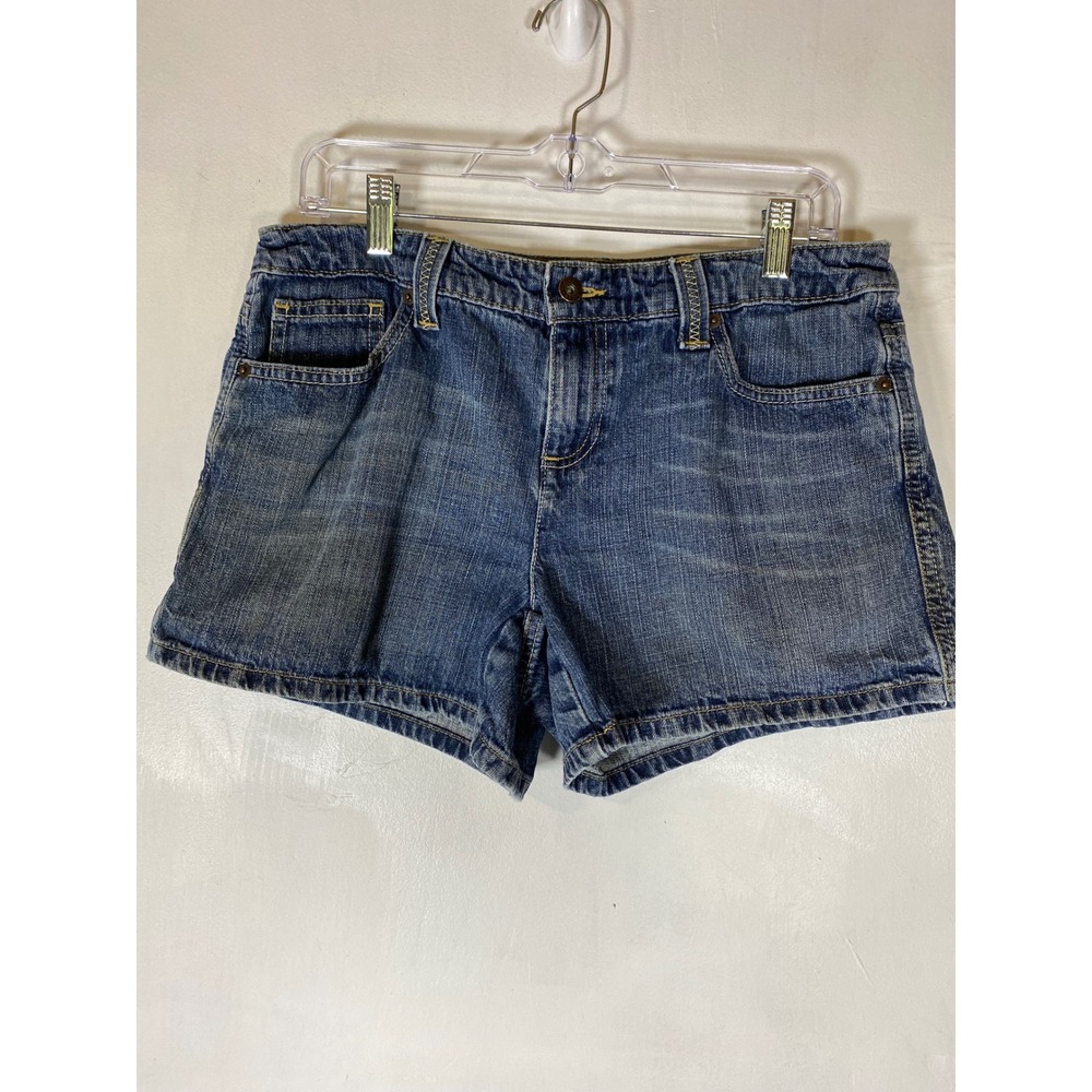 Tommy Hilfiger Womens 30 Medium Wash Denim Shorty Shorts 100%‎ Cotton Y2K Mid